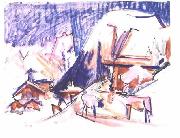 Ernst Ludwig Kirchner, Snow at the Staffelalp